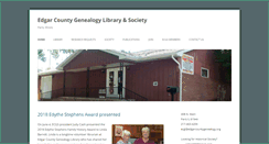 Desktop Screenshot of edgarcountygenealogy.org